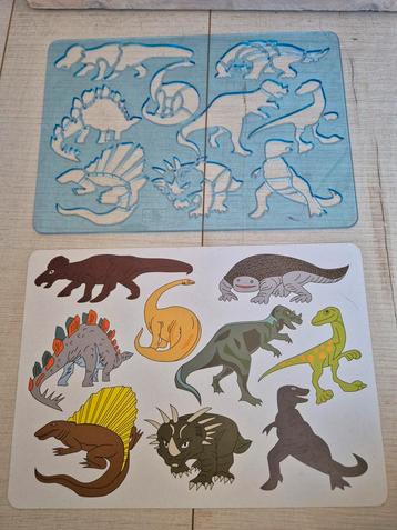 Diverse gave Dinosaurussen teken sjabloon beschikbaar voor biedingen