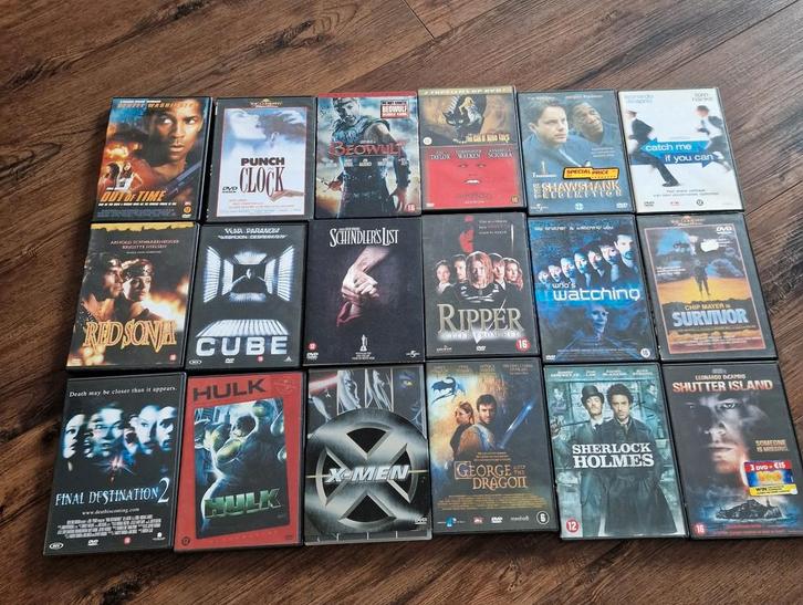 DVD Collectie - Actie, Thriller, Horror, Cd's en Dvd's, Dvd's | Overige Dvd's, Gebruikt, Vanaf 16 jaar, Ophalen of Verzenden