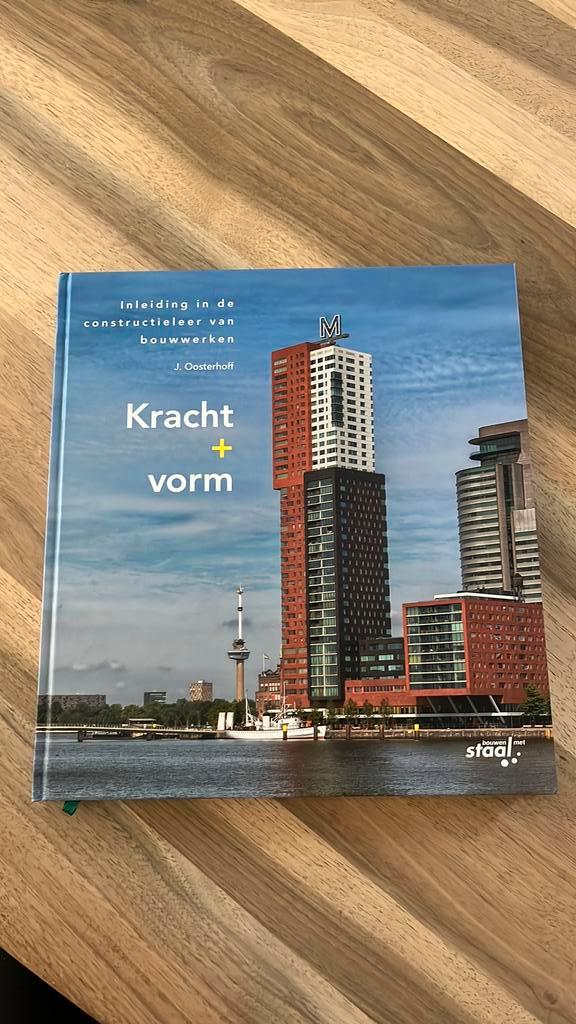 J. Oosterhoff - Kracht plus vorm, Boeken, Techniek, Zo goed als nieuw, Bouwkunde, Ophalen of Verzenden