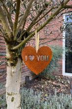 Hartje cortenstaal (eigen tekst mogelijk), Ophalen of Verzenden, Nieuw