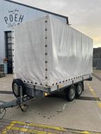 Dubbel asser met huif, Auto diversen, Aanhangers en Bagagewagens, Ophalen, Zo goed als nieuw