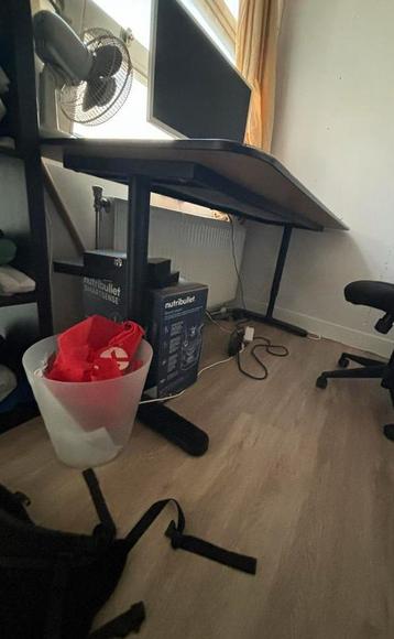 IKEA Bekant bureau 160x80cm - Zwart - afbeelding 3