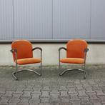 Gispen 414 fauteuiltjes | Dutch Originals | WH Gispen, Ophalen, Gebruikt, Minder dan 75 cm, Metaal
