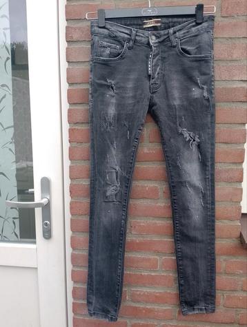 Stoere heren jeans van JH ICONS JOHN H., 29 licht zwart beschikbaar voor biedingen