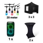 party pakket 1 partytent 3x3, Hobby en Vrije tijd, Feestartikelen | Verhuur, Ophalen of Verzenden, Nieuw, Overige