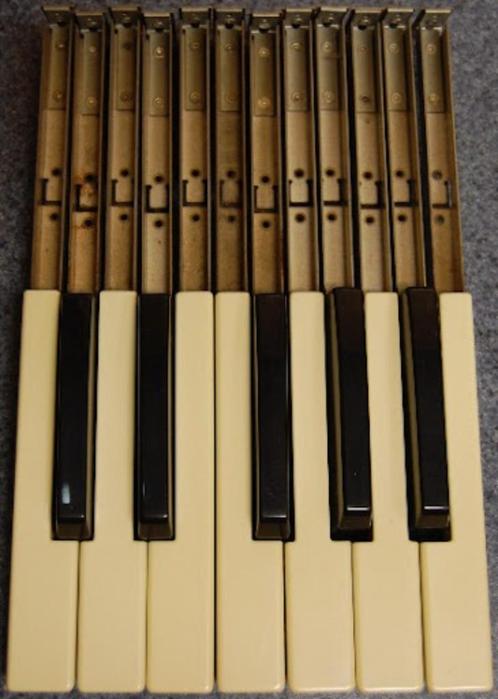 Hammond orgel toetsen (Spinet series), Muziek en Instrumenten, Orgels, Gebruikt, Hammondorgel, 2 klavieren, Ophalen of Verzenden