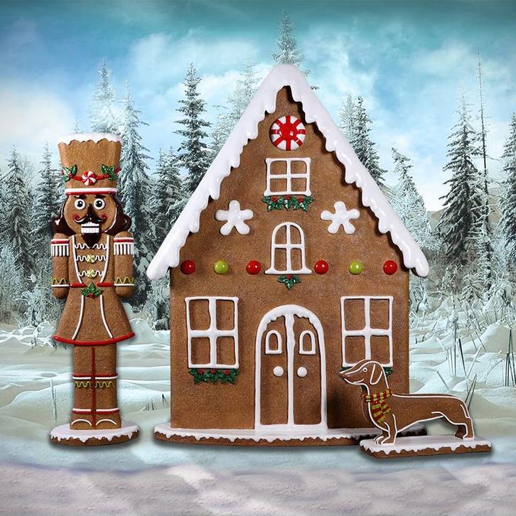 Gingerbread House - Kerstman - Santa - Hoogte 221 cm, Diversen, Kerst, Nieuw, Ophalen