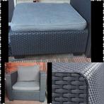 Loungeset allibert (wicker), Tuin en Terras, Ophalen, Zo goed als nieuw