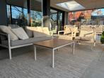Beige loungeset - Zo goed als nieuw!, Ophalen, 5 zitplaatsen, Aluminium, Zo goed als nieuw