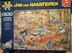 Jan van Haasteren puzzel [1500 st.] DE HONDENSHOW, Ophalen of Verzenden, 500 t/m 1500 stukjes, Zo goed als nieuw, Legpuzzel