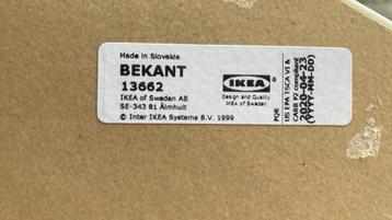 IKEA Bekant hoekbureaublad (gebruikt) - afbeelding 4