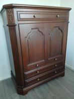Klassiek tv-kast, met uitschuifplateau voor tv., Huis en Inrichting, Kasten | Televisiemeubels, Ophalen, 100 tot 150 cm, Eikenhout