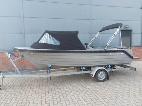 Tendersloep 540, Watersport en Boten, Sloepen, Zo goed als nieuw, 10 tot 30 pk, 3 tot 6 meter, Buitenboordmotor, Benzine, Polyester