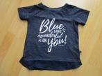 Bleu Ridge shirt maat 122/128 blauw korte mouw, Meisje, Ophalen of Verzenden, Zo goed als nieuw, Shirt of Longsleeve