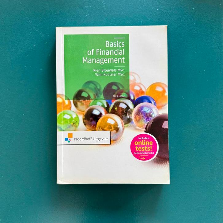 Basics of Financial Management HBO - 2e editie, Boeken, Studieboeken en Cursussen, Zo goed als nieuw, HBO, Beta, Verzenden