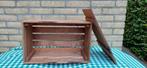 Decoratief houten opberg kratje, Doe-het-zelf en Verbouw, Kratten en Dozen, Ophalen, Minder dan 35 cm, Minder dan 50 cm, Zo goed als nieuw