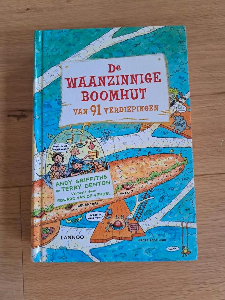 De waanzinnige boomhut van 91 verdiepingen €6.99 ipv €17.99, Boeken, Kinderboeken | Jeugd | onder 10 jaar, Zo goed als nieuw, Fictie algemeen