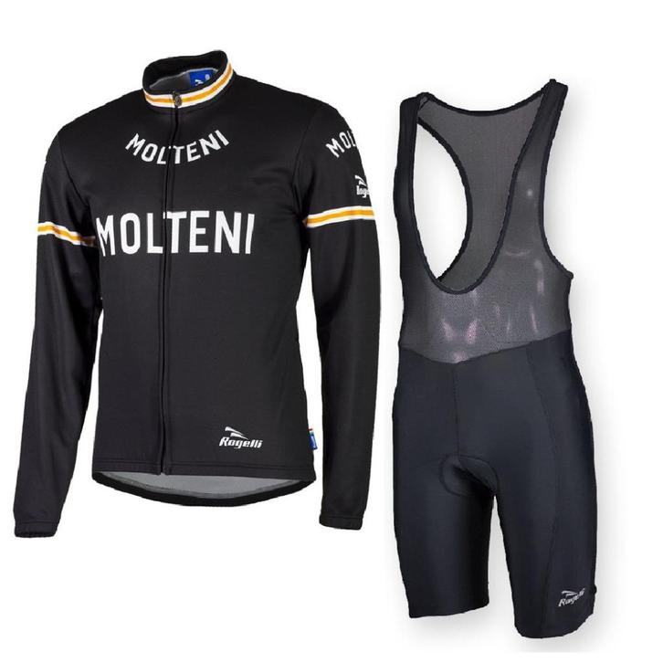 Fietskledingset Rogelli Molteni  zwart UITVERKOOP op=op, Sport en Fitness, Wielrennen, Nieuw, Kleding, Verzenden