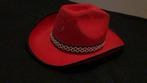 Cowboy hoed rood, Ophalen of Verzenden, Zo goed als nieuw