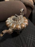 Antieke verzilverde vrijgezellen Theepot, Antiek en Kunst, Antiek | Keukenbenodigdheden, Ophalen of Verzenden