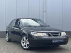 Saab 9-5 2.0t Linear | Lage km stand! | (bj 2005, automaat), Auto's, Saab, Stof, 4 cilinders, 150 pk, Zwart
