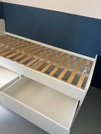 Ikea SLÄKT bedlades, Huis en Inrichting, Slaapkamer | Bedden, Ophalen, Eenpersoons, Wit, Zo goed als nieuw