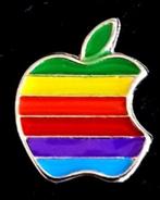 Apple pin- veelkleurig, Verzamelen, Speldjes, Pins en Buttons, Verzenden, Nieuw, Merk, Speldje of Pin