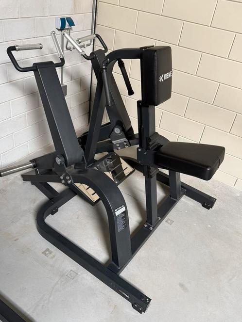 Mooie zgan plate loaded lateral row, Sport en Fitness, Fitnessmaterialen, Zo goed als nieuw, Overige typen, Ophalen