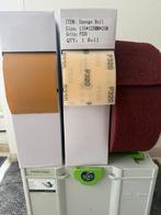 Schuurpapier schuurrol scotch foam  25m x 114mm P320 en P800, Ophalen of Verzenden, Nieuw, Overige materialen, Overige typen