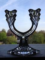 2-Armige Kandelaar Kristal Bohemia, Antiek en Kunst, Ophalen of Verzenden, Kristal