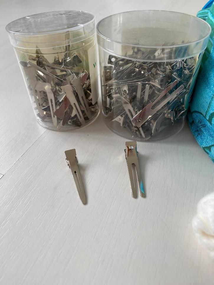 Kappers klemmen speldjes, Sieraden, Tassen en Uiterlijk, Uiterlijk | Haarverzorging, Zo goed als nieuw, Haarspeld, Ophalen