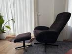 Antraciet Relaxstoel - Verstelbaar, Ophalen, Zo goed als nieuw, Metaal, 75 tot 100 cm