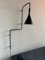 Zwarte Industriële Wandlamp, Huis en Inrichting, Lampen | Wandlampen, Ophalen, Zo goed als nieuw, Metaal, Industrieel