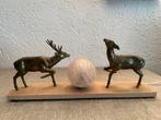Antieke Franse Art Deco Tafel Lamp koppel reeen, Ophalen