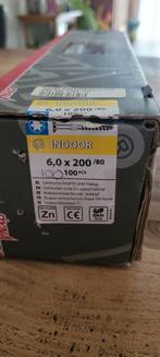 Dyna plus Constructieschroef Verzinkt platkop, Ophalen of Verzenden, Zo goed als nieuw