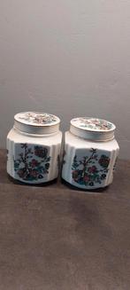Brocante voorraadpotten 2×/gemberpotten/bewaarpotten, Ophalen of Verzenden, Zo goed als nieuw, Overige materialen, Pot, Bus of Blik