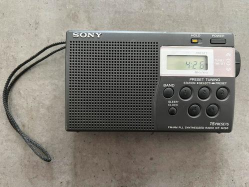 Sony radio ICF-M260, Audio, Tv en Foto, Radio's, Gebruikt, Radio, Ophalen of Verzenden