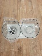 Nieuw! Kattenvoer/drinkbakjes ergonomisch kunststof, Ophalen of Verzenden, Ergonomisch, Nieuw
