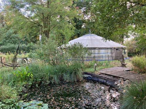 megagrote yurt/ger 13 m. doorsnee, 140 m2 (16-muurs), Caravans en Kamperen, Tenten, meer dan 6, Gebruikt, Ophalen