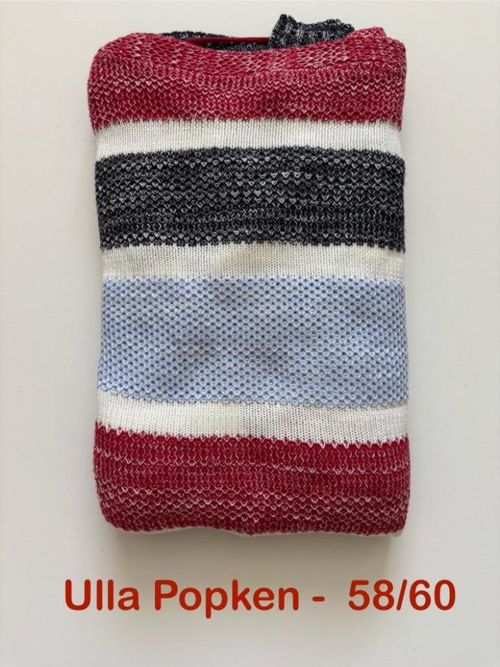 Ulla Popken Vest streep (blauw maat: 58/60 ZGAN/Nieuw, Kleding | Dames, Grote Maten, Zo goed als nieuw, Trui of Vest, Overige kleuren