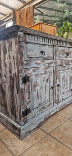 Koloniaal, antiek, India dressoir, Huis en Inrichting, Kasten | Dressoirs, Gebruikt, 150 tot 200 cm, Ophalen of Verzenden, INDIA