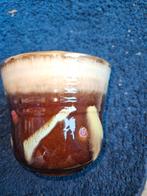 Vintage Bloempot met Gouden Rand, Ophalen of Verzenden