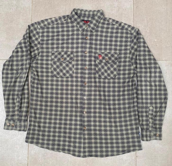 Fjällräven - geruit fleece overhemd, Sport en Fitness, Bergsport en Wandelen, Gebruikt, Kleding, Ophalen of Verzenden