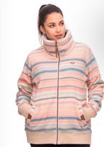 Ragwear plus size fleece vest RYLIE ZIP roze streep mt 50, Kleding | Dames, Grote Maten, Ragwear, Ragwear, Trui of Vest, Nieuw