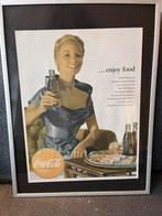 Coca cola vintage reclame poster 1952, Ophalen