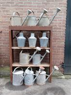 Oude brocante zinken gieter waterkan webwinkel, Ophalen of Verzenden