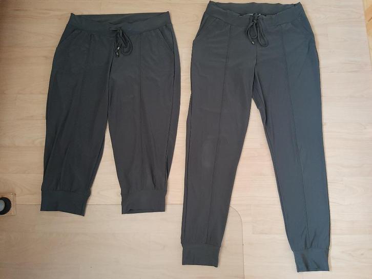 Groene broeken van travelstof van Geisha maat 40, Kleding | Dames, Broeken en Pantalons, Gedragen, Maat 38/40 (M), Groen, Lang
