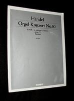 Handel Orgel Konzert No. 10 - d Moll - Re Mineur, Muziek en Instrumenten, Orgel, Gebruikt, Klassiek, Ophalen of Verzenden