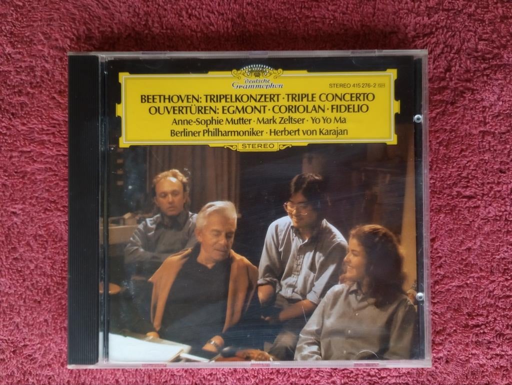 Beethoven Tripelkonzert & Ouvertüren - Herbert von Karajan, Gebruikt, Met libretto, Ophalen of Verzenden, Romantiek