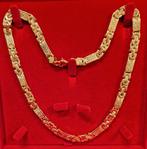 Gold plated verguld goud massieve versace ketting Nieuw!, Sieraden, Tassen en Uiterlijk, Kettingen, Ophalen of Verzenden, Nieuw